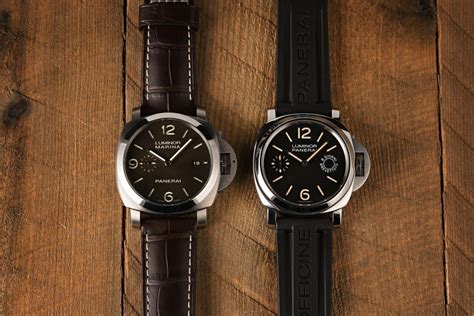 Panerai Luminor vs. Luminor 1950 Case Comparison .